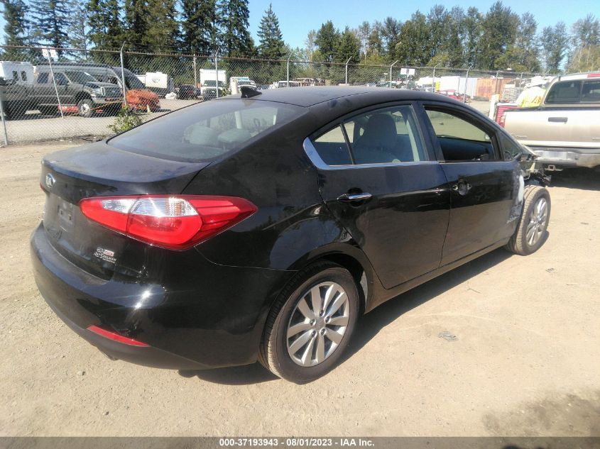 2014 KIA FORTE EX - KNAFX4A86E5184000
