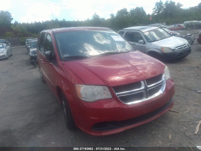 2013 DODGE GRAND CARAVAN SE - 2C4RDGBG6DR563502