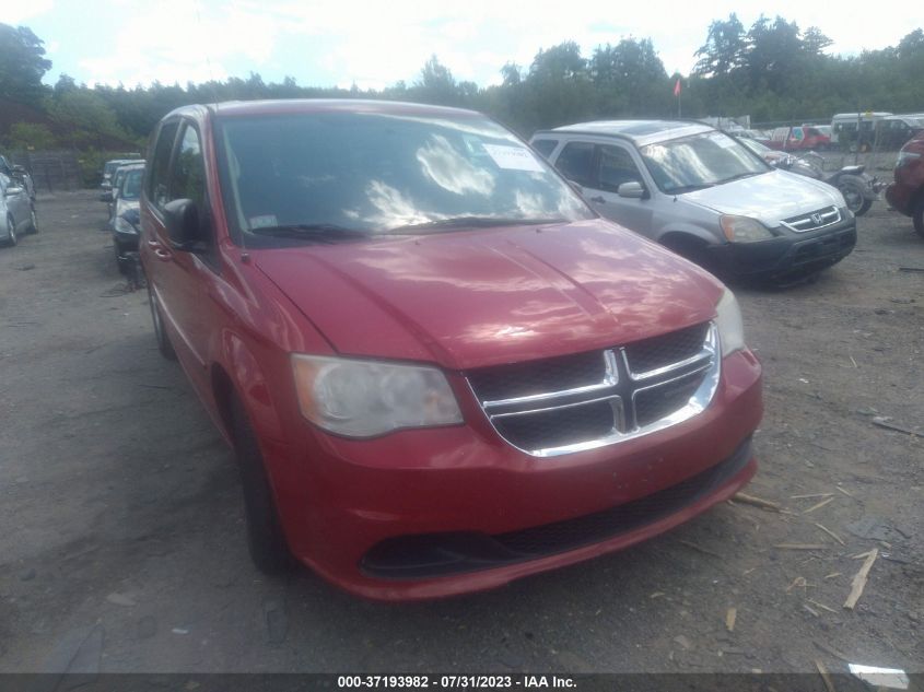 2013 DODGE GRAND CARAVAN SE - 2C4RDGBG6DR563502