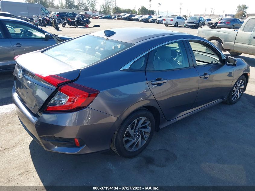 2018 HONDA CIVIC SEDAN EX - 2HGFC2F77JH537349
