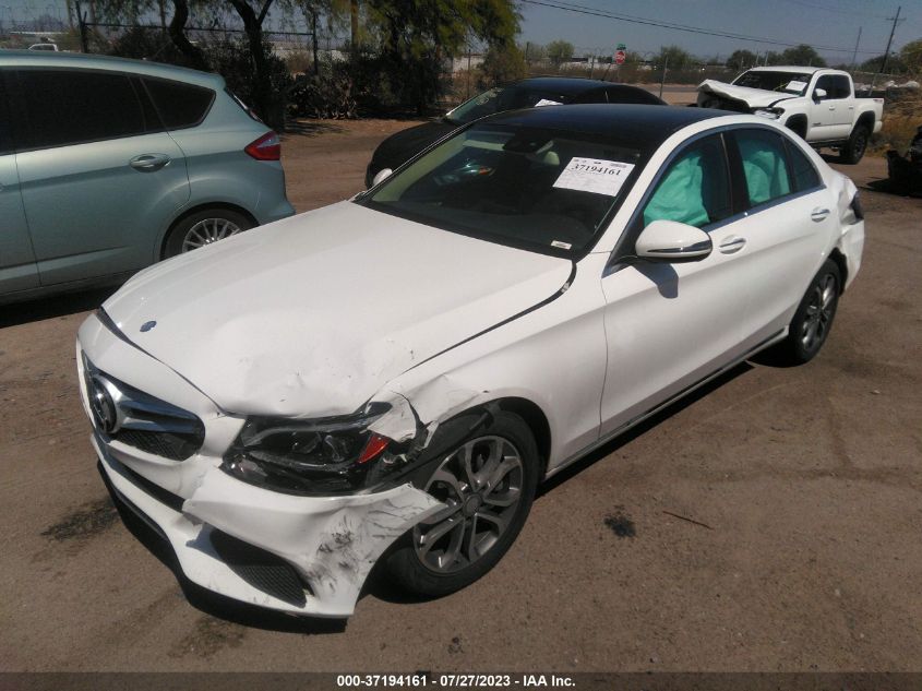 55SWF4KB3HU203751 2017 MERCEDES-BENZ C-CLASS, photo no. 2