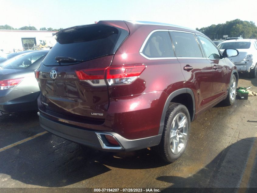 2018 TOYOTA HIGHLANDER LIMITED - 5TDYZRFH6JS237908