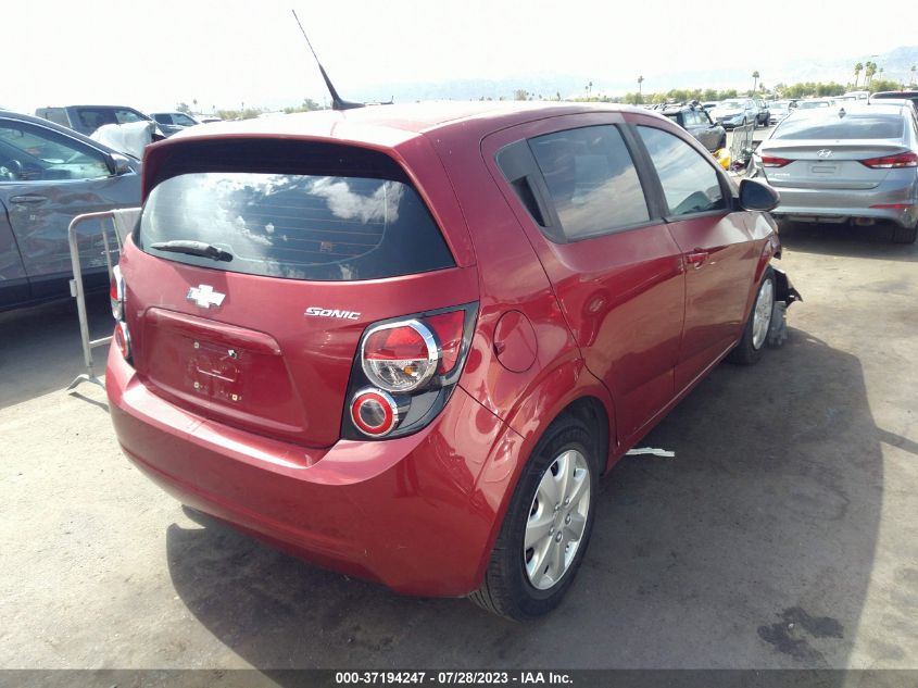 2013 CHEVROLET SONIC LS - 1G1JA6SH2D4167555