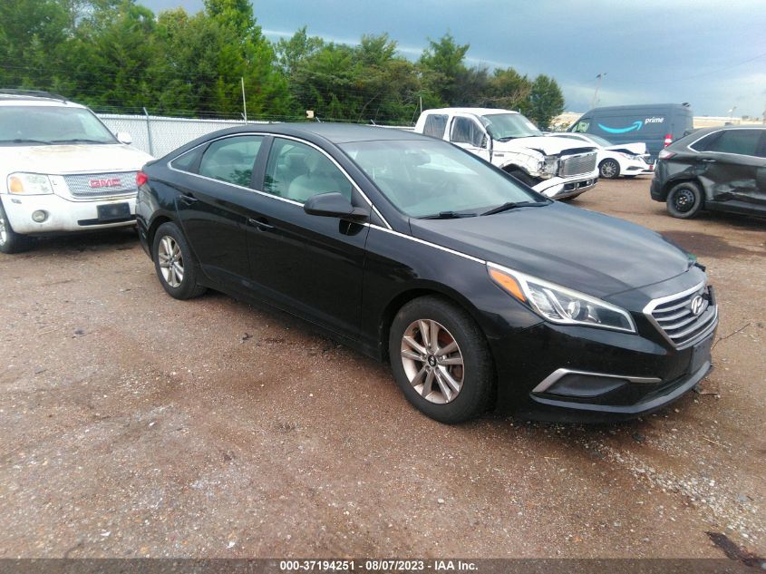 2016 HYUNDAI SONATA 2.4L SE - 5NPE24AF0GH377404