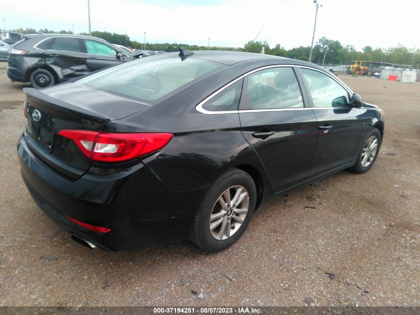 2016 HYUNDAI SONATA 2.4L SE - 5NPE24AF0GH377404