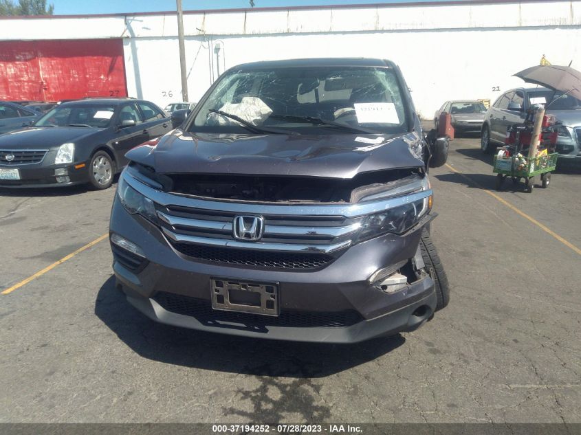 2016 HONDA PILOT EX-L - 5FNYF6H57GB040169