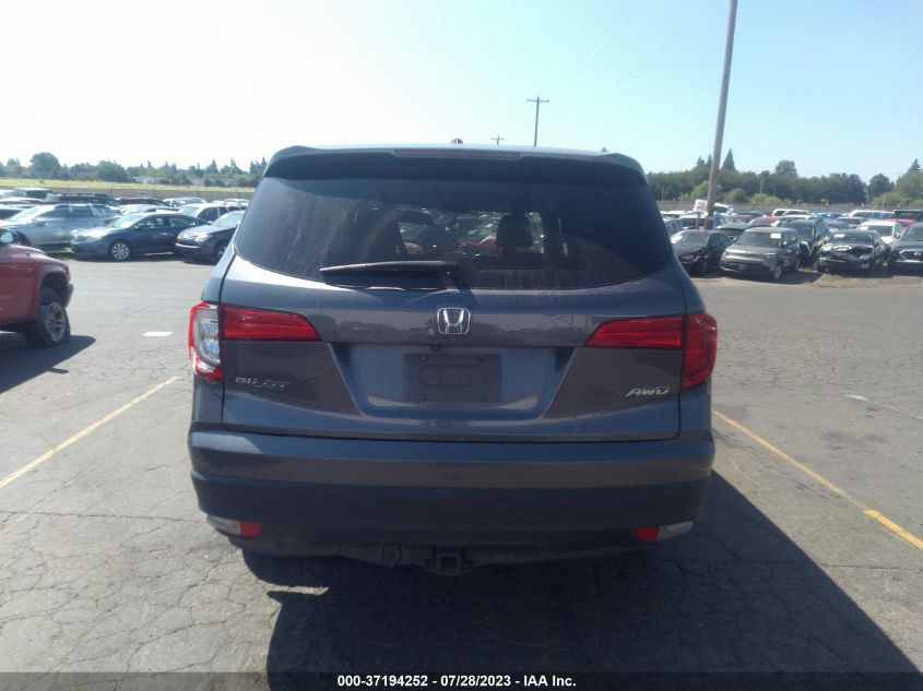 2016 HONDA PILOT EX-L - 5FNYF6H57GB040169