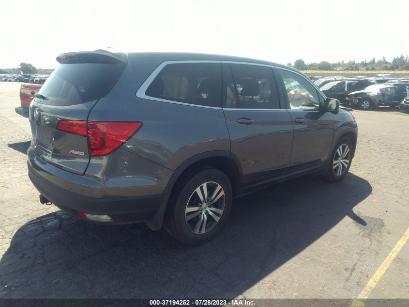 2016 HONDA PILOT EX-L - 5FNYF6H57GB040169