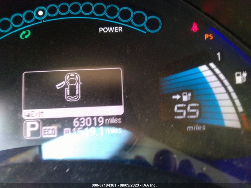 2015 NISSAN LEAF SL - 1N4AZ0CP2FC314121