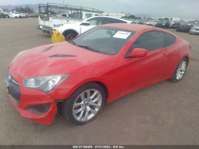 2013 HYUNDAI GENESIS COUPE 2.0T KMHHT6KDXDU112005
