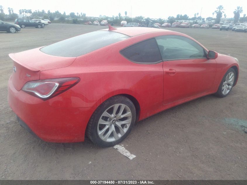 2013 HYUNDAI GENESIS COUPE 2.0T KMHHT6KDXDU112005