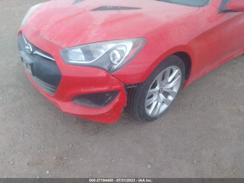 2013 HYUNDAI GENESIS COUPE 2.0T KMHHT6KDXDU112005