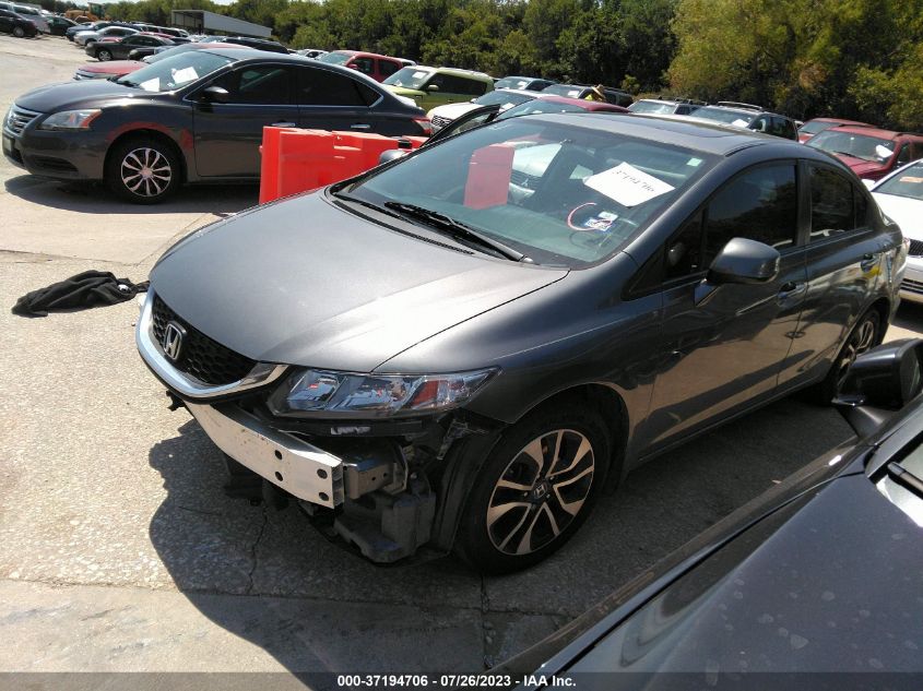 2013 HONDA CIVIC SDN EX - 19XFB2F82DE091198
