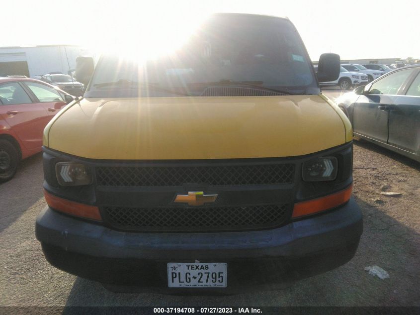 2013 CHEVROLET EXPRESS CARGO VAN - 1GCSGAFXXD1120984