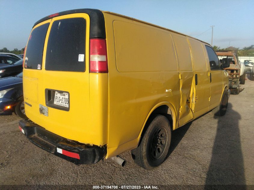 2013 CHEVROLET EXPRESS CARGO VAN - 1GCSGAFXXD1120984