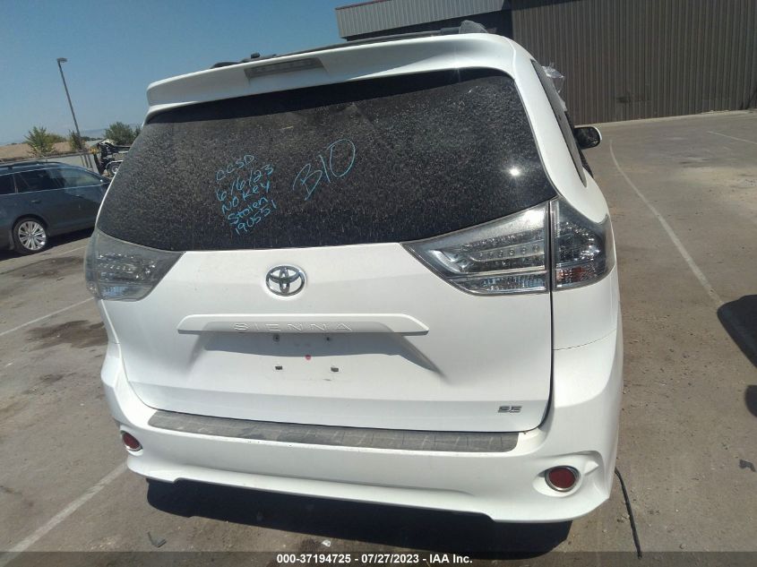 2014 TOYOTA SIENNA SE - 5TDXK3DCXES463718