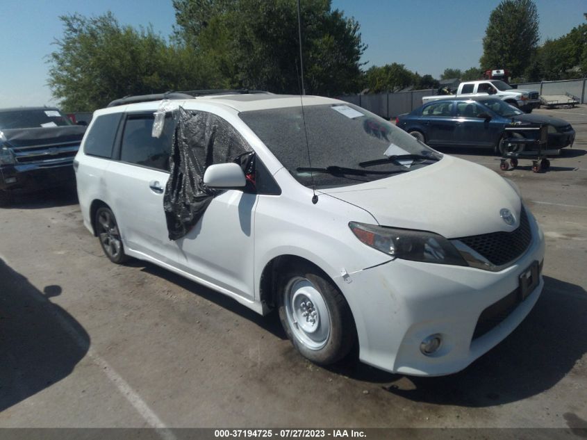 2014 TOYOTA SIENNA SE - 5TDXK3DCXES463718