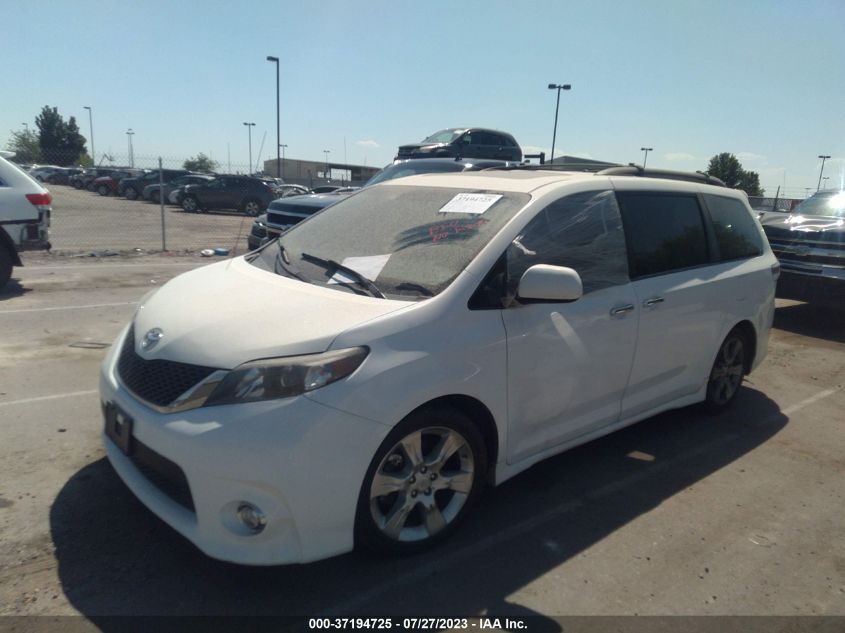 2014 TOYOTA SIENNA SE - 5TDXK3DCXES463718