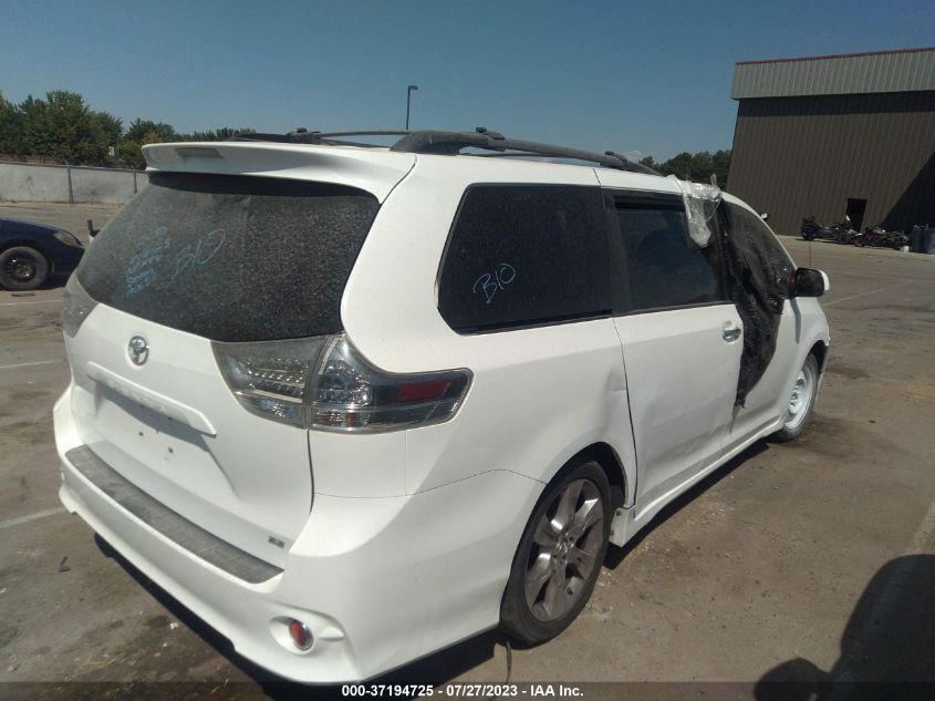 2014 TOYOTA SIENNA SE - 5TDXK3DCXES463718