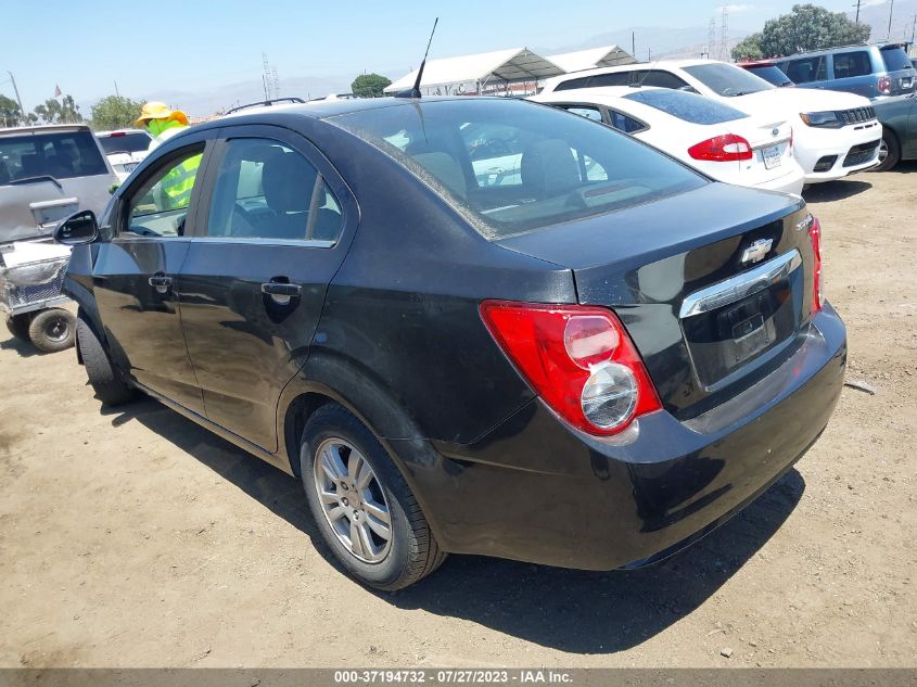 2013 CHEVROLET SONIC LT - 1G1JC5SG3D4123902