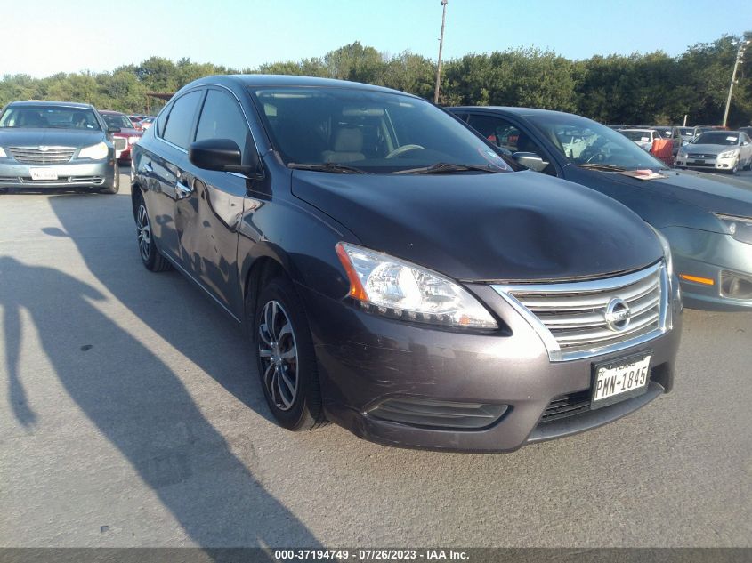 2014 NISSAN SENTRA S - 3N1AB7AP3EL683098