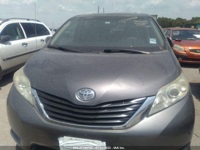 2013 TOYOTA SIENNA LE - 5TDKK3DCXDS382212