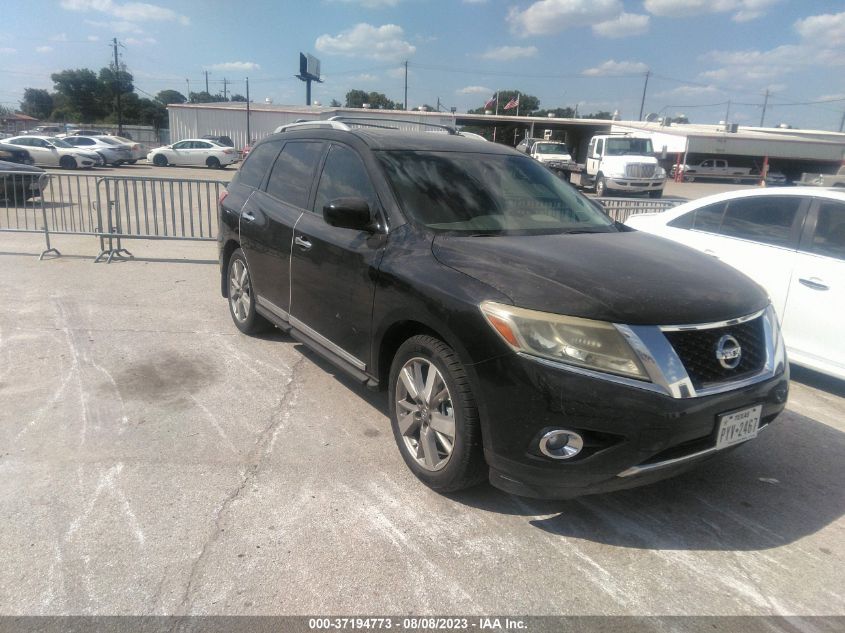 2014 NISSAN PATHFINDER PLATINUM - 5N1AR2MN3EC680537