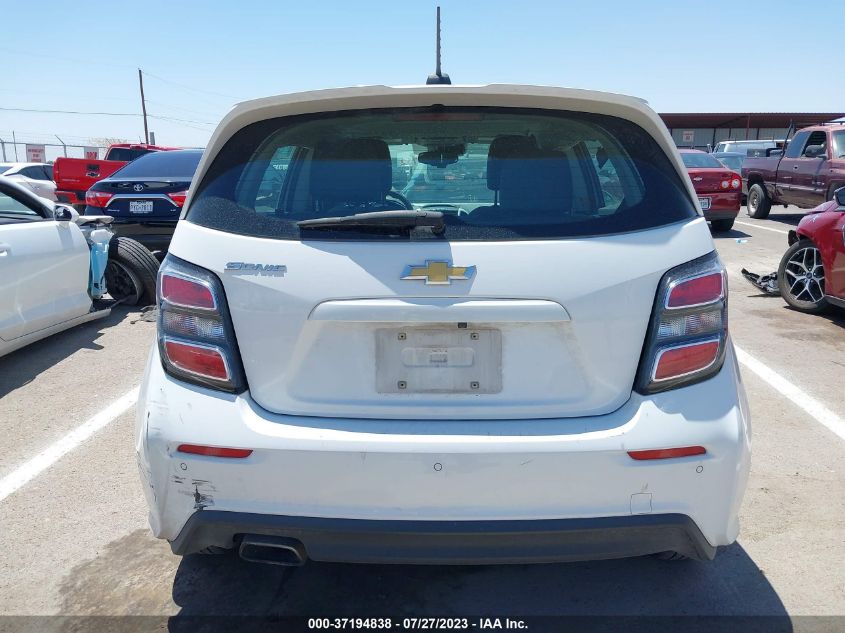2020 CHEVROLET SONIC LT - 1G1JG6SBXL4109167