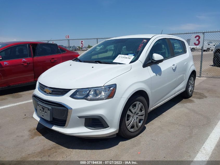 2020 CHEVROLET SONIC LT - 1G1JG6SBXL4109167