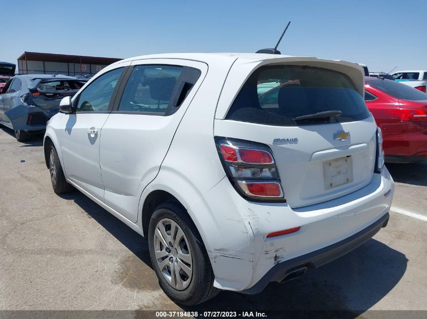 2020 CHEVROLET SONIC LT - 1G1JG6SBXL4109167