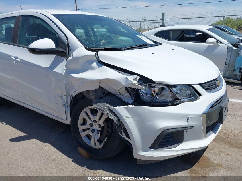 2020 CHEVROLET SONIC LT - 1G1JG6SBXL4109167