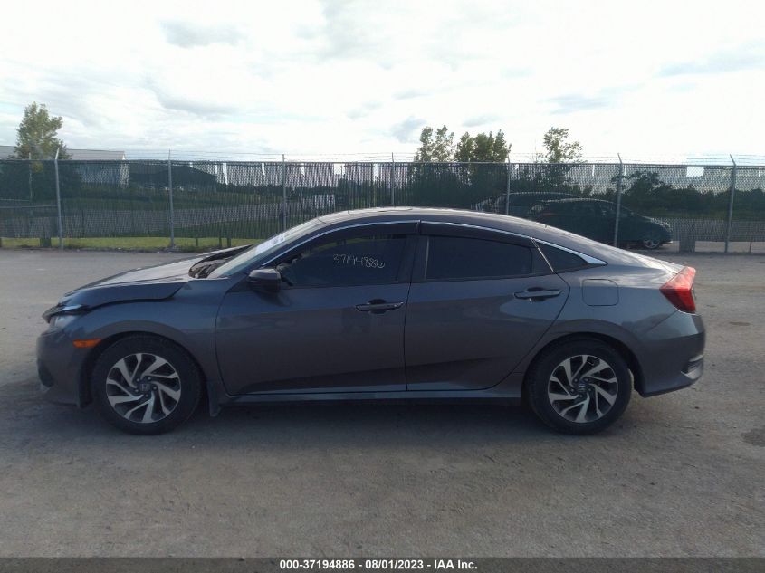 2018 HONDA CIVIC EX - 2HGFC2F85JH016171