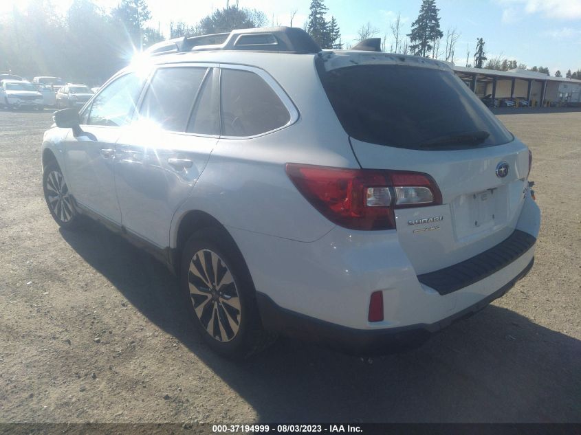 2017 SUBARU OUTBACK LIMITED - 4S4BSENC5H3326658