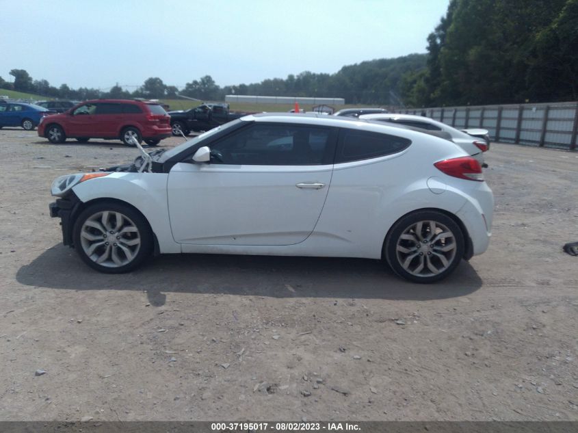 2013 HYUNDAI VELOSTER W/GRAY INT - KMHTC6AD1DU102510