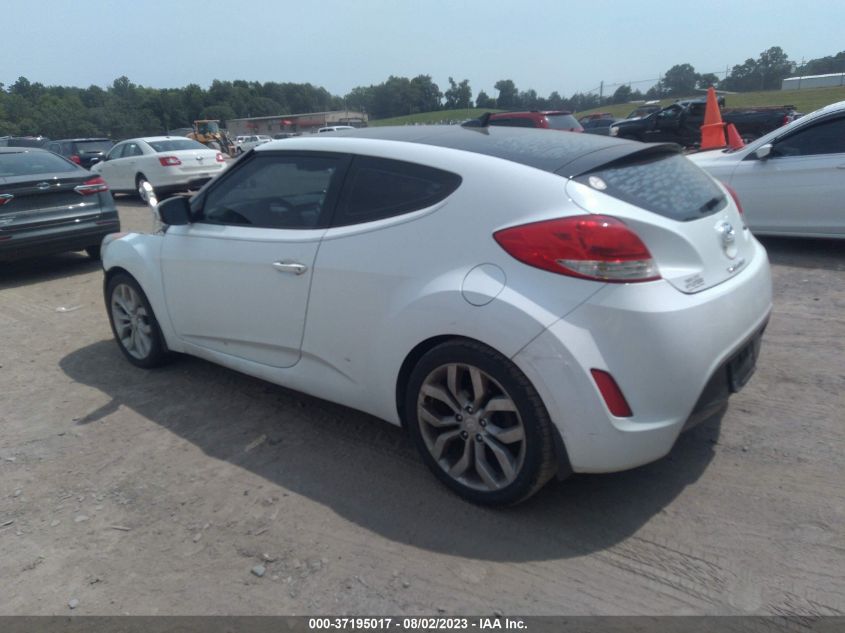 2013 HYUNDAI VELOSTER W/GRAY INT - KMHTC6AD1DU102510