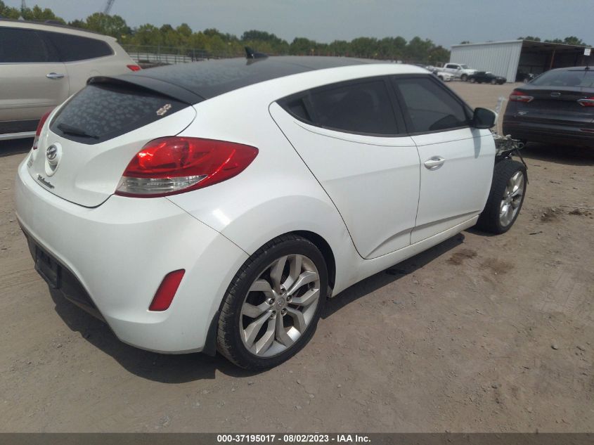 2013 HYUNDAI VELOSTER W/GRAY INT - KMHTC6AD1DU102510