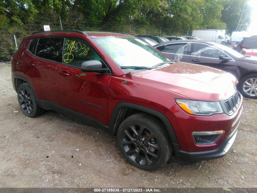 3C4NJDEB8MT553766 JEEP COMPASS 80TH ANNIVERSARY 2021