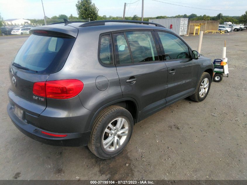 2015 VOLKSWAGEN TIGUAN S - WVGAV7AX5FW597965