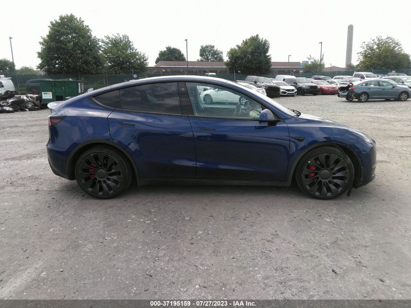 2022 TESLA MODEL Y PERFORMANCE - 7SAYGDEF0NF372243