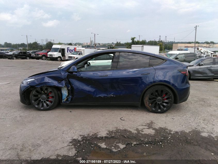 2022 TESLA MODEL Y PERFORMANCE - 7SAYGDEF0NF372243