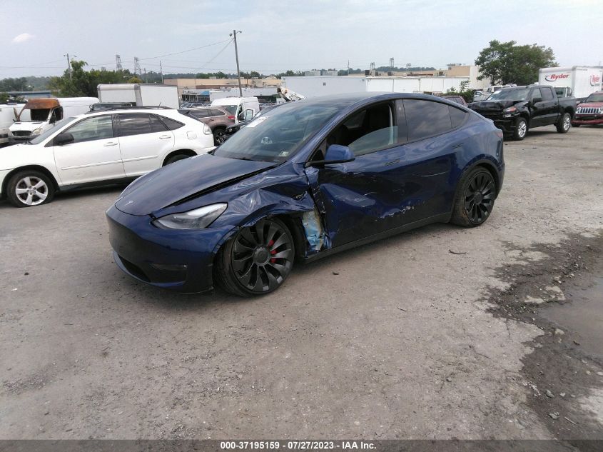 2022 TESLA MODEL Y PERFORMANCE - 7SAYGDEF0NF372243