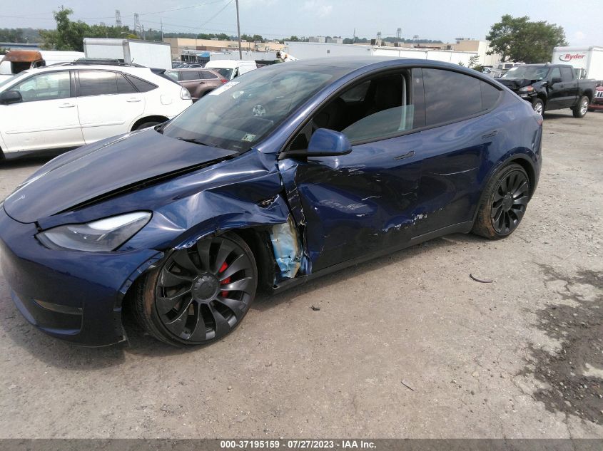 2022 TESLA MODEL Y PERFORMANCE - 7SAYGDEF0NF372243