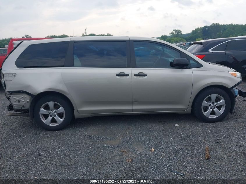 2016 TOYOTA SIENNA L - 5TDZK3DC7GS752535