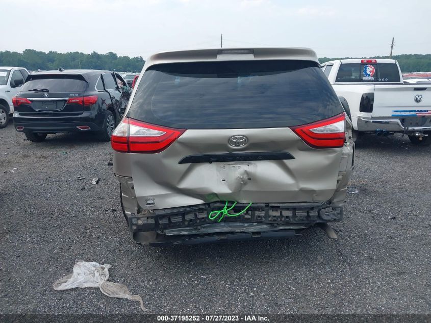 2016 TOYOTA SIENNA L - 5TDZK3DC7GS752535
