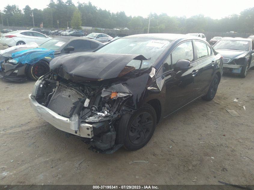 2013 HONDA CIVIC SDN LX - 2HGFB2F54DH512480
