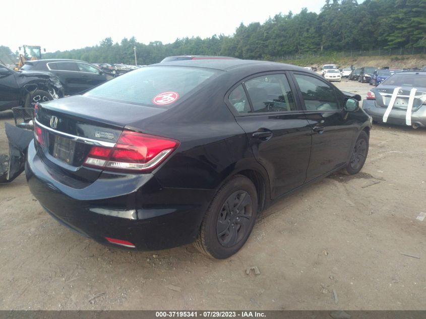 2013 HONDA CIVIC SDN LX - 2HGFB2F54DH512480