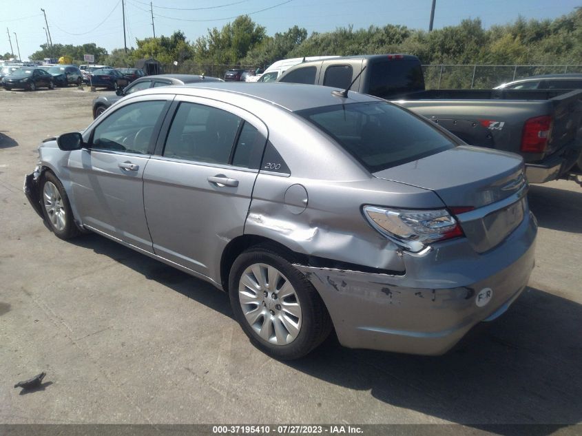 2014 CHRYSLER 200 LX - 1C3CCBAB7EN122496