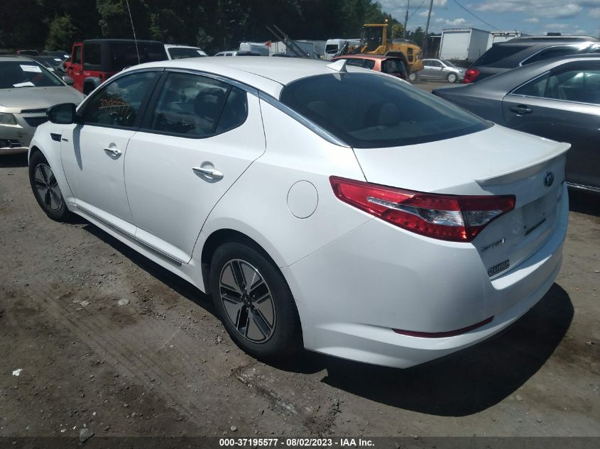 2013 KIA OPTIMA HYBRID LX - KNAGM4AD2D5046916