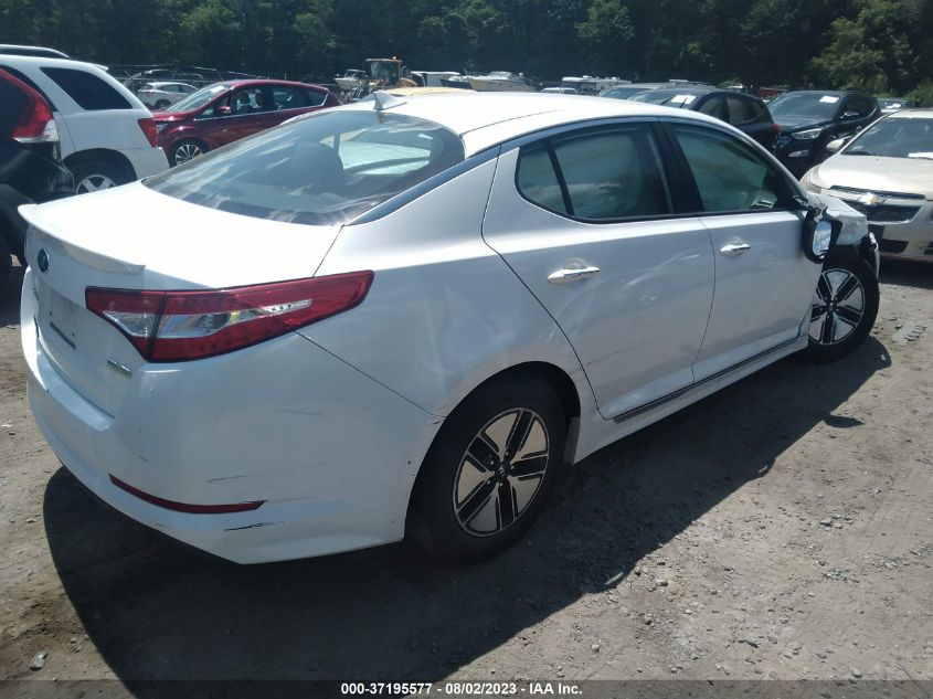 2013 KIA OPTIMA HYBRID LX - KNAGM4AD2D5046916