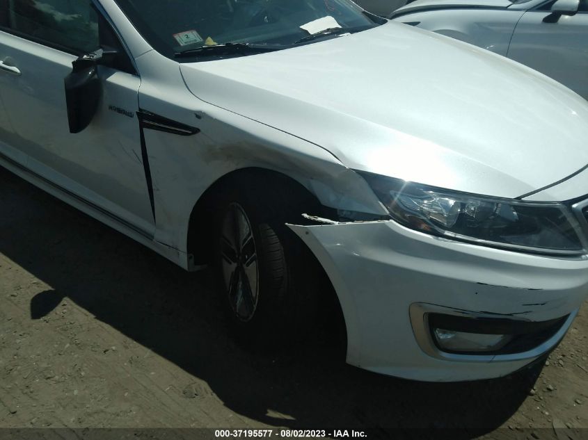 2013 KIA OPTIMA HYBRID LX - KNAGM4AD2D5046916